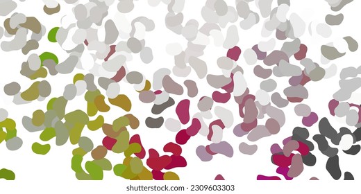 Light gray vector background with random forms. Colorful abstract forms with gradient in simple style. Smart design for your business.