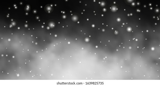 Light Gray vector background with small and big stars. Colorful illustration in abstract style with gradient stars. Pattern for wrapping gifts.