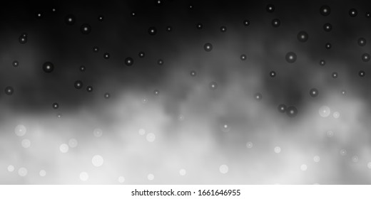 Light Gray vector background with small and big stars. Colorful illustration with abstract gradient stars. Pattern for wrapping gifts.