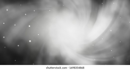 Light Gray vector background with small and big stars. Shining colorful illustration with small and big stars. Pattern for websites, landing pages.