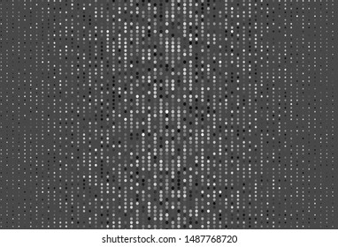 Light Gray vector background with spots. Illustration with set of shining colorful abstract circles. Design for your business advert.