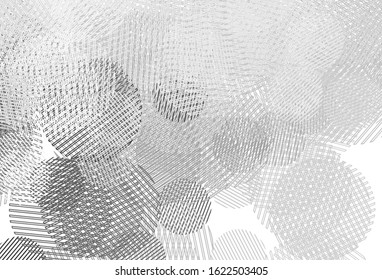 Light Gray vector background with spots. Beautiful colored illustration with blurred circles in nature style. Pattern for textures of wallpapers.