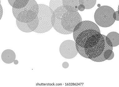 Light Gray vector background with spots. Modern abstract illustration with colorful water drops. Design for your business advert.