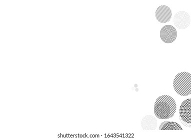 Light Gray vector background with spots. Blurred bubbles on abstract background with colorful gradient. Pattern for beautiful websites.