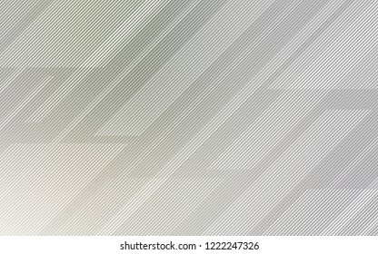 Light Gray vector background with straight lines. Shining colored illustration with sharp stripes. Pattern for ads, posters, banners.