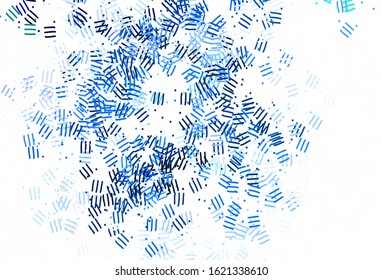Light Gray vector background with straight lines, dots. Glitter abstract illustration with colorful sticks. Smart design for your business advert.