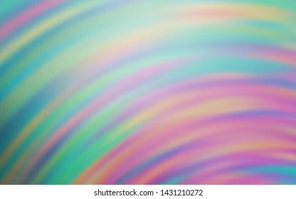 Light Gray vector background with wry lines. Creative illustration in halftone style with gradient. A completely new template for your design.