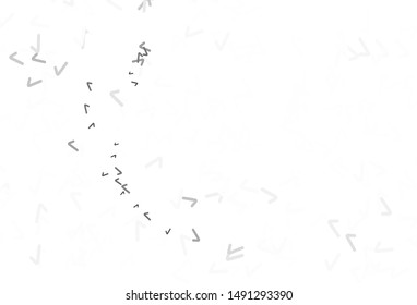 Light Gray vector background with wry lines. An elegant bright illustration with gradient. Elegant pattern for a brand book.