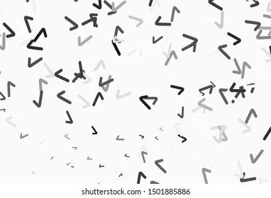 Light Gray vector background with wry lines. Brand new colorful illustration in simple style. A completely new template for your design.