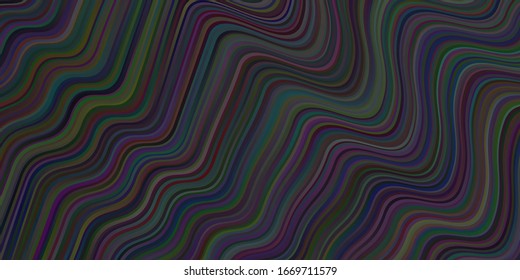 Light Gray vector background with wry lines. Colorful illustration in simple style with gradient. Abstract style for your business design.