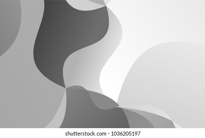 Light Gray vector bandy background. A sample with blurred shapes. A completely new design for your business.