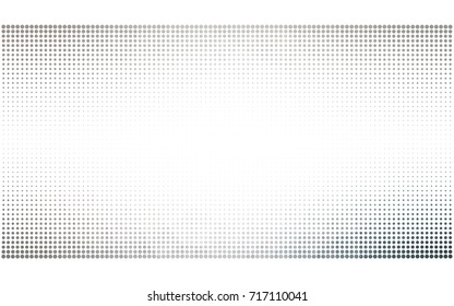 Light Gray vector banner set of circles, spheres. Donuts Background. Creative Design Templates. Technology halftone illustration.