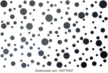 Light Gray Vector banners banners set of circles, spheres. Network design, technology science, vector illustration