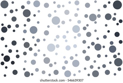 Light Gray Vector banners banners set of circles, spheres. Network design, technology science, vector illustration