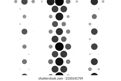 Light Gray vector Beautiful colored illustration with blurred circles in nature style. Blurred decorative design in abstract style with bubbles. Elegant design for wallpapers.