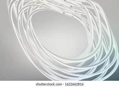Light Gray vector blurred bright template. Creative illustration in halftone style with gradient. The best blurred design for your business.