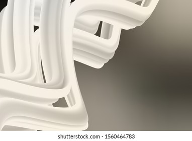 Light Gray vector blurred pattern. An elegant bright illustration with gradient. New style design for your brand book.