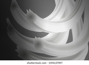 Light Gray vector blurred pattern. Glitter abstract illustration with gradient design. Smart design for your work.