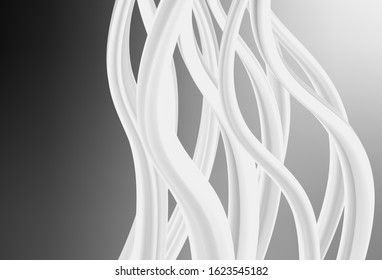Light Gray vector blurred pattern. Colorful illustration in abstract style with gradient. New way of your design.