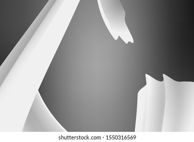 Light Gray vector blurred template. Creative illustration in halftone style with gradient. Background for a cell phone.