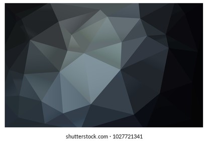 Light Gray vector blurry triangle background design. Geometric background in Origami style with gradient. 