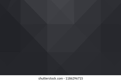 Light Gray vector blurry triangle template. Triangular geometric sample with gradient.  Brand-new style for your business design.