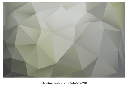 Light Gray vector blurry triangle background design. Geometric background in Origami style with gradient. 