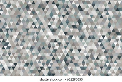Light Gray vector blurry triangle pattern. Shining colored illustration in a brand-new style. The best triangular design for your business.