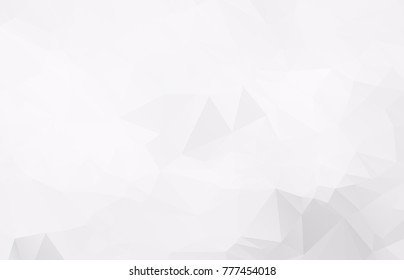Light gray vector blurry triangle background design. Geometric background in style with gradient