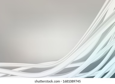 Light Gray vector colorful blur backdrop. Abstract colorful illustration with gradient. Smart design for your work.