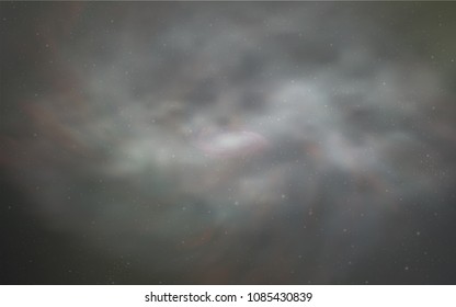 Light Gray vector cover with astronomical stars. Glitter abstract illustration with colorful cosmic stars. Pattern for astronomy websites.