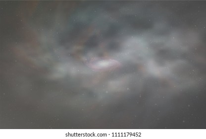 Light Gray vector cover with astronomical stars. Shining illustration with sky stars on abstract template. Pattern for futuristic ad, booklets.