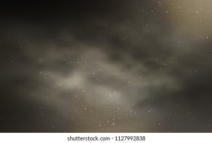 Light Gray vector cover with astronomical stars. Shining illustration with sky stars on abstract template. Pattern for astronomy websites.