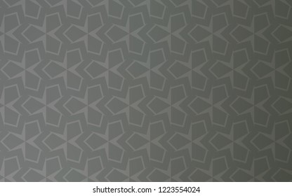 Light Gray vector cover in polygonal style. Beautiful illustration with rectangles and squares. Modern template for your landing page.