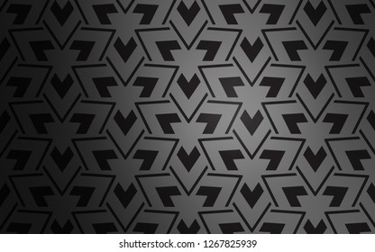 Light Gray vector cover with polygonal style. Glitter abstract illustration with triangular shapes. Modern template for landing page.