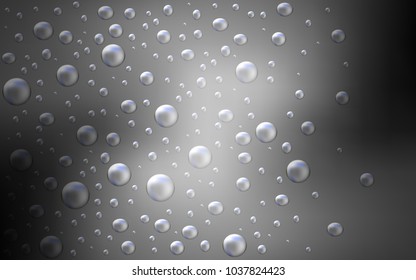 Light Gray vector cover with spots. Beautiful colored illustration with blurred circles in nature style. Completely new template for your brand book.