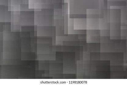 Light Gray vector cover with stright stripes. Lines on blurred abstract background with gradient. Template for your beautiful backgrounds.