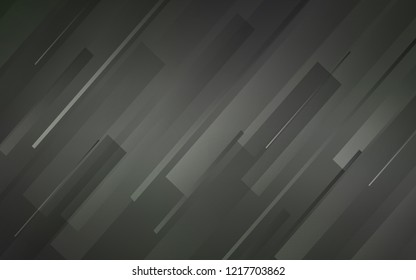 Light Gray vector cover with stright stripes. Lines on blurred abstract background with gradient. The pattern for ad, booklets, leaflets.