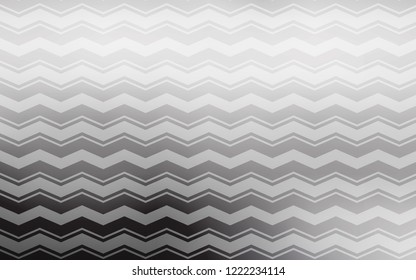 Light Gray vector cover with stright stripes. Shining colored illustration with sharp stripes. Pattern for ads, posters, banners.