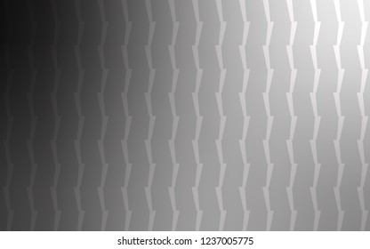 Light Gray vector cover with stright stripes. Blurred decorative design in simple style with lines. Best design for your ad, poster, banner.