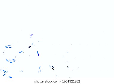 Light Gray vector doodle template with leaves. An elegant bright illustration with leaves in Natural style. New design for your business.