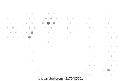 Light Gray vector Glitter abstract illustration with blurred drops of rain. Abstract illustration with colored bubbles in nature style. Simple design for your web site.