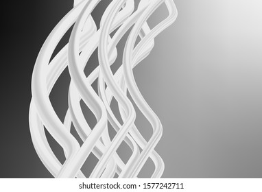 Light Gray vector glossy abstract background. Creative illustration in halftone style with gradient. The best blurred design for your business.