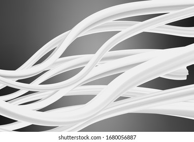 Light Gray vector glossy abstract backdrop. Colorful illustration in abstract style with gradient. New style design for your brand book.