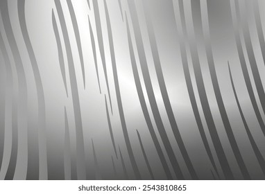 Light Gray vector glossy abstract backdrop. A completely new colored illustration in blur style. New style for your business design.