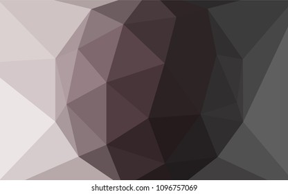 Light Gray vector gradient triangles template. Colorful abstract illustration with triangles. Template for cell phone's backgrounds.
