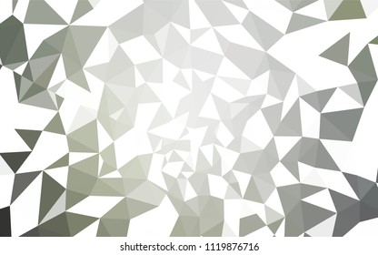 Light Gray vector gradient triangles texture. Creative geometric illustration in Origami style with gradient. A new texture for your web site.