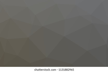 Light Gray vector gradient triangles template. Polygonal abstract illustration with gradient. Template for cell phone's backgrounds.