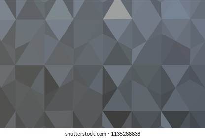 Light Gray vector gradient triangles texture. Geometric illustration in Origami style with gradient.  New template for your brand book.