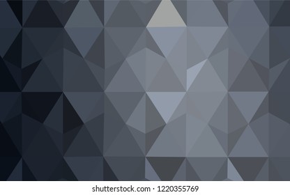 Light Gray vector gradient triangles pattern. Polygonal abstract illustration with gradient. Brand new design for your business.